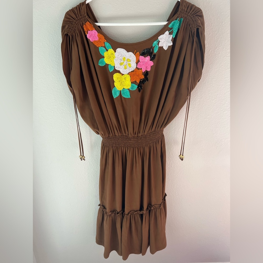 Milly sequin detail dress
